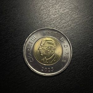 King Charles Canadian Toonie Rare Coin 2023